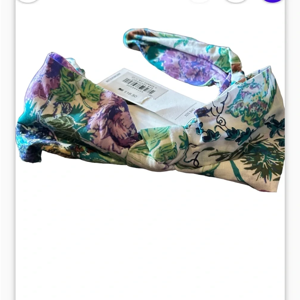 JANIE and JACK FLORAL BOW HEADBAND